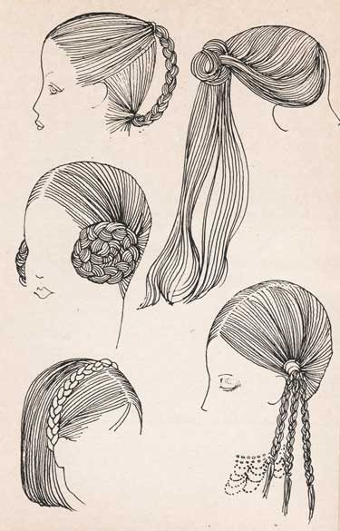 I recently picked up a fun little booklet on hairstyles from the early 70′s.